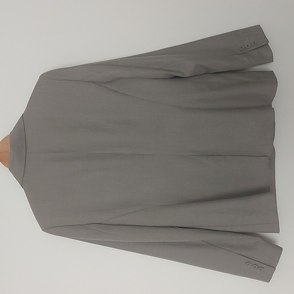 AYR Women’s Linen Blazer XL Taupe One-Button Tailored Lightweight Jacket - Picture 2 of 8